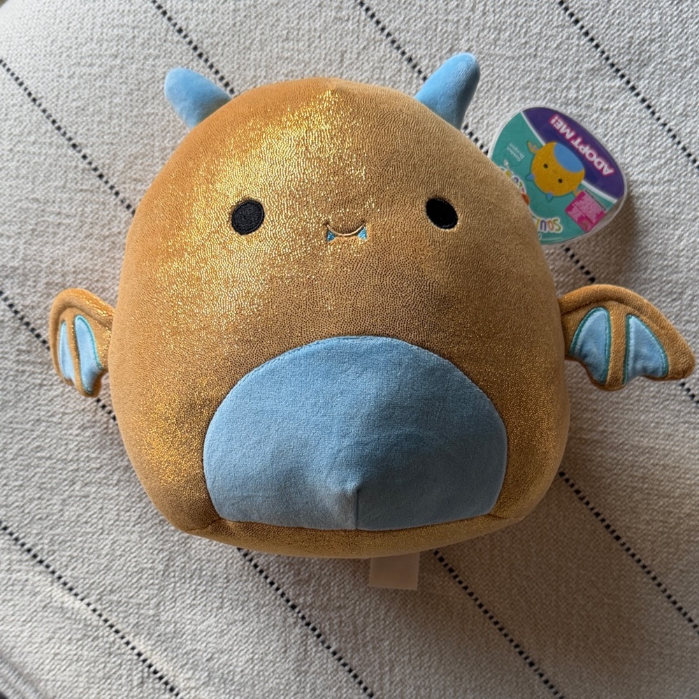 NWT Squishmallows Adopt Me Golden Dragon Plush